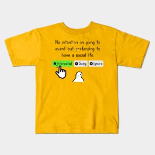 Interested antisocial Kids T-Shirt